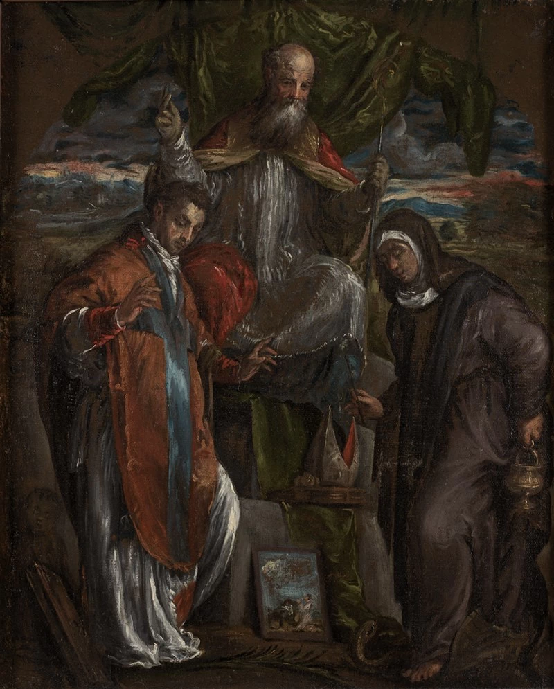 Bozzetto per pala d'altare - Rhode Island School of Design Museum, Jacopo da Ponte, detto Bassano